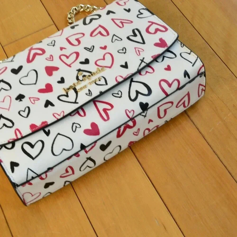 Kate Spade Carson Convertible Crossbody Heart Printed KA494